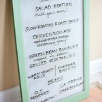 Wedding Details | DIY Menu Board