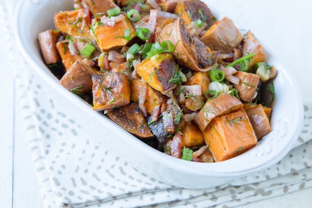 Bacon Lime Sweet Potato Salad