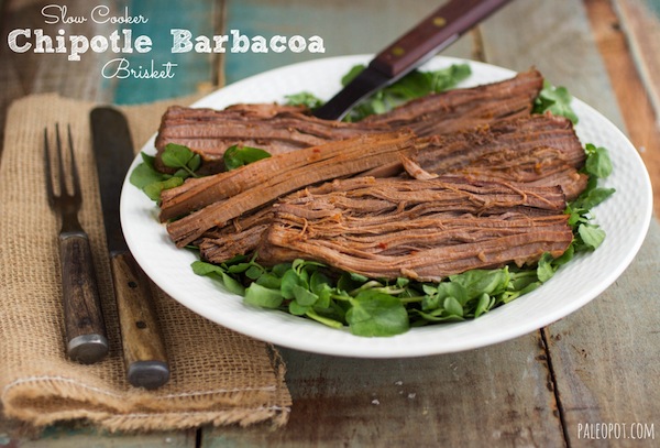 Slow Cooker Chipotle Barbacoa Brisket