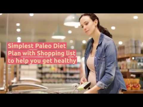 Simplest Paleo Diet Plan with Shopping List