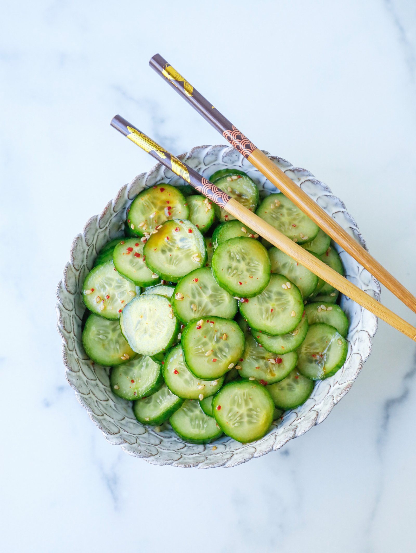 Asian Cucumber Salad – I Breathe I’m Hungry