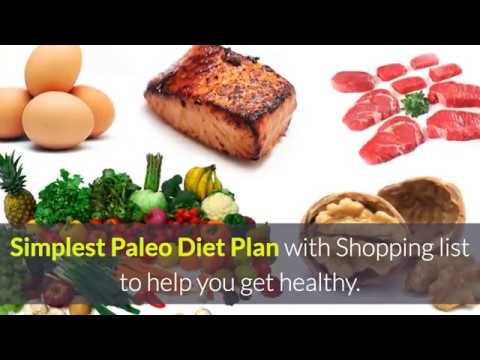 Free Paleo Meal Plan + Shopping List for weight lo…