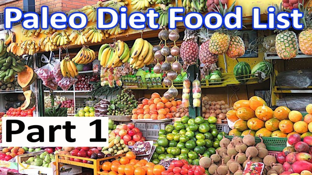 Healthy Paleo Diet Food List – Part 1