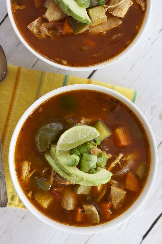 Mexican Inspired Chicken Soup – Up and Alive