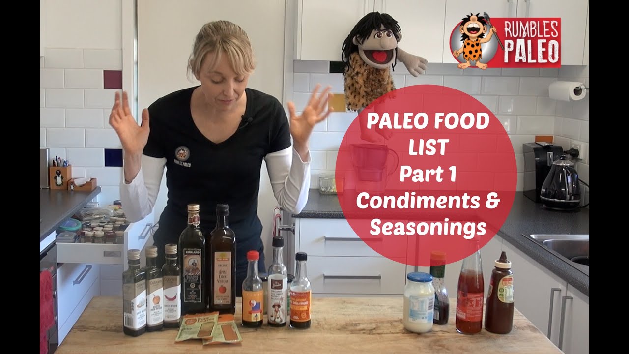 Paleo Diet – Paleo Food List – Condiments & Se…