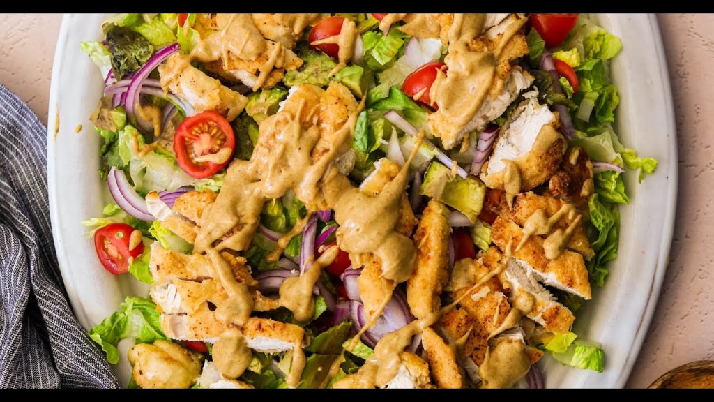 Whole30 & Paleo Crispy Chicken Salad (Air Frye…