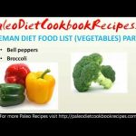 Paleo Diet Food List (Vegetables Part 1)