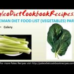 Paleo Diet Food List (Vegetables Part 2)