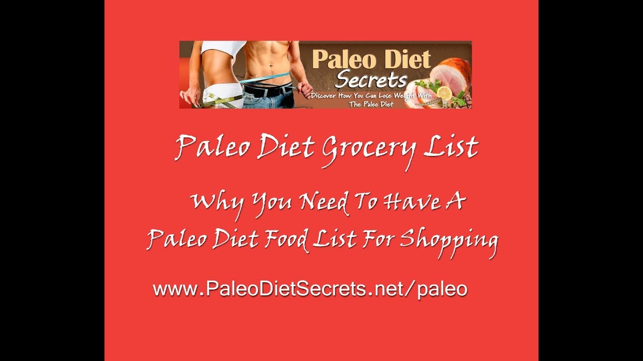 Your Paleo Diet Grocery List – A Paleo Diet Food L…