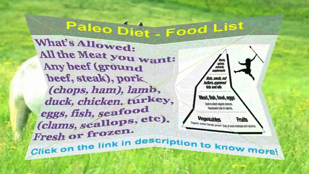 See now  paleo diet food list printable